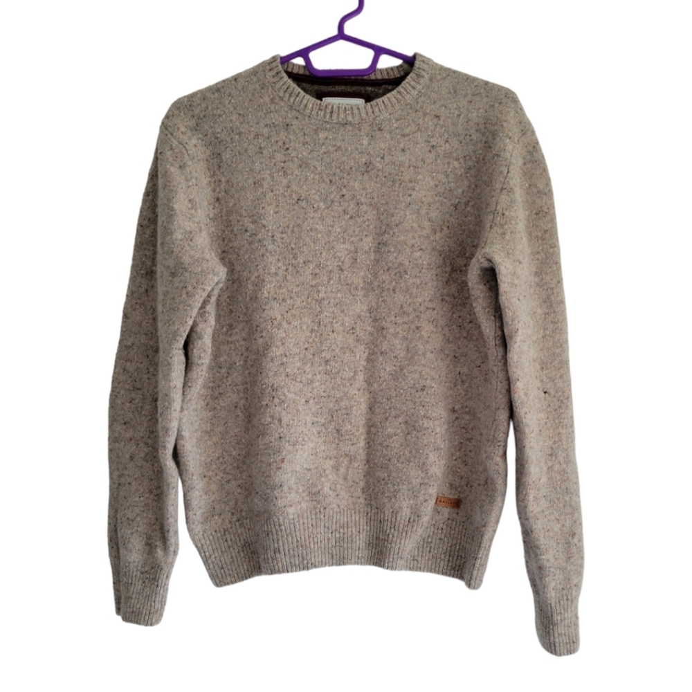 Baileys Lambswool Knit Crewneck Sweater Size L